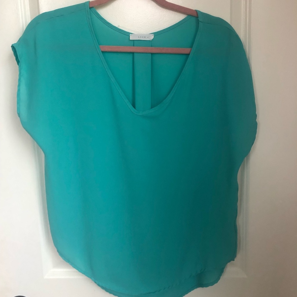 Lush Teal Tee NWOT